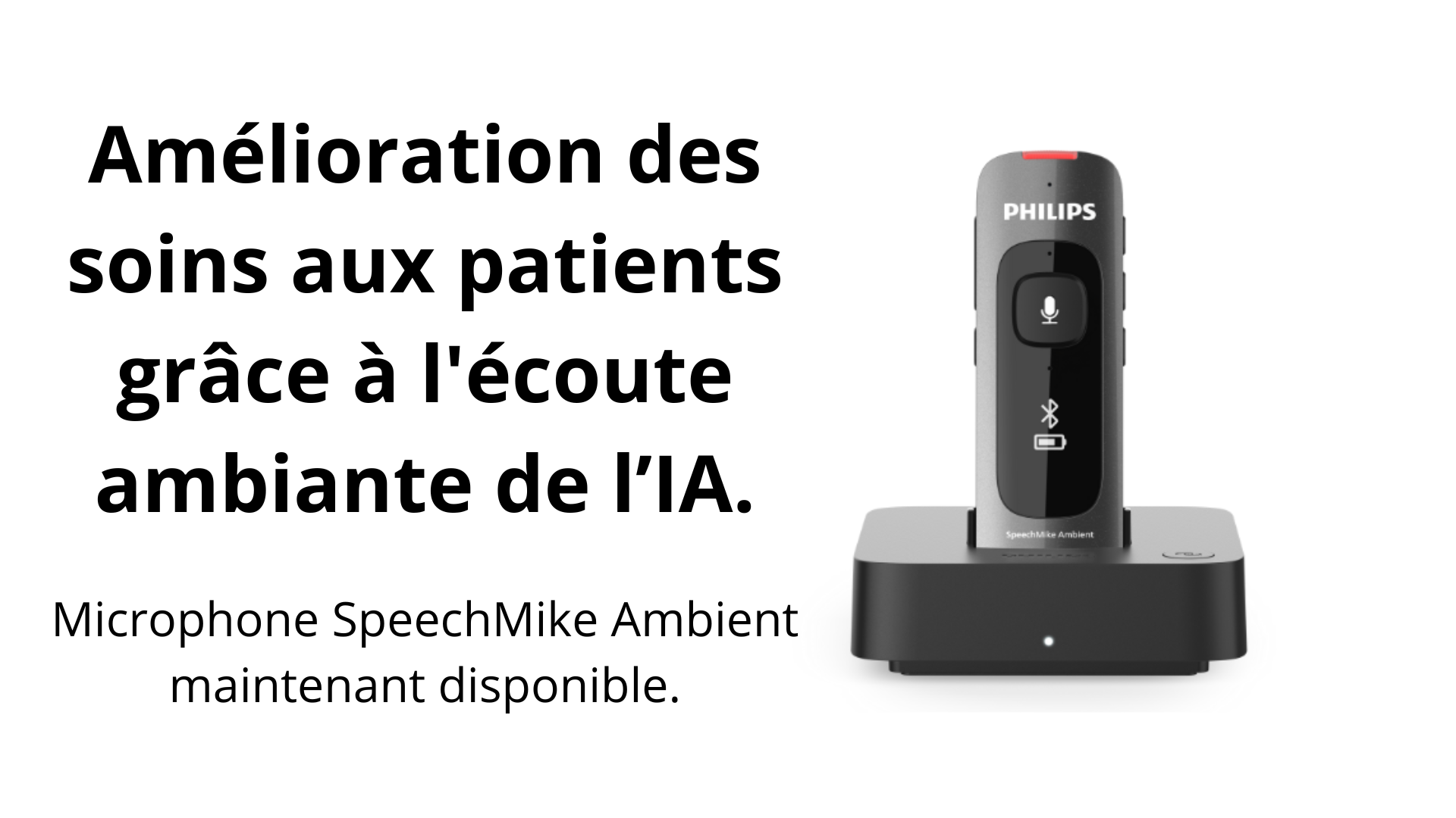 Microphone IA Portable - PHILIPS - SpeechMike - Ambient - PSM5000