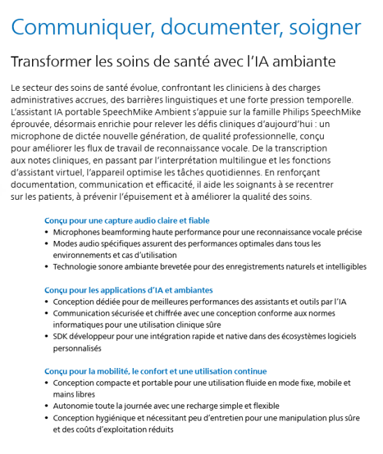 Outil idéal pour les professionnels qui souhaitent capturer des conversations avec une qualité audio exceptionnelle. Comptes-rendus automatisés de vos conversations.