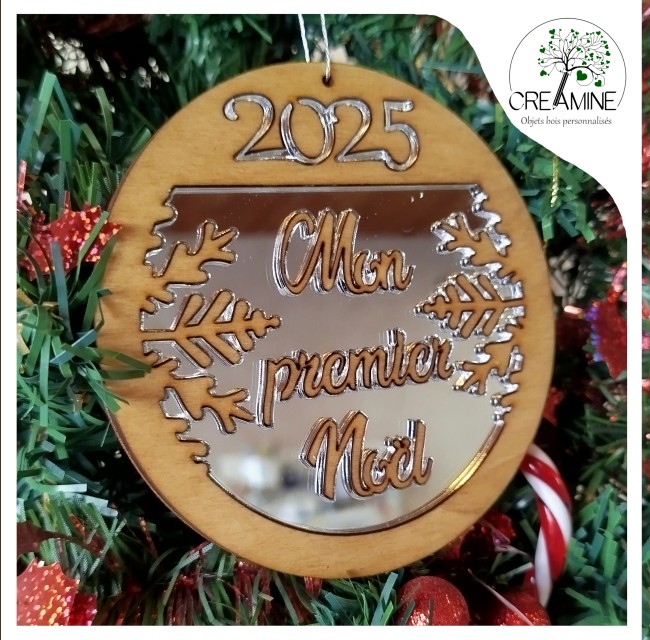 Boule Mon premier noel 2025 bébé naissance