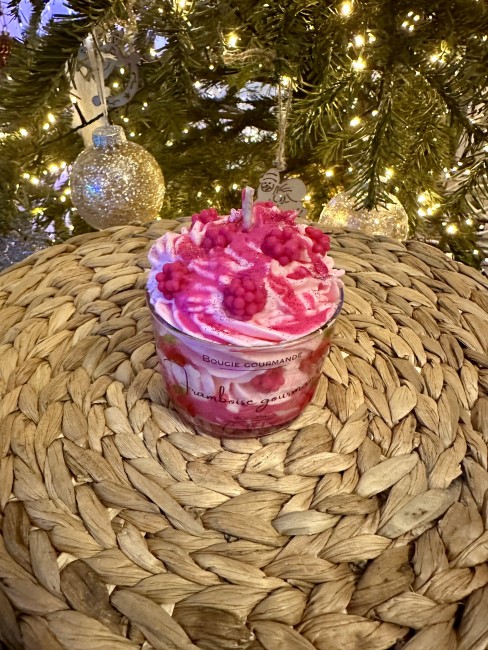 Bougie parfumée Framboise gourmande