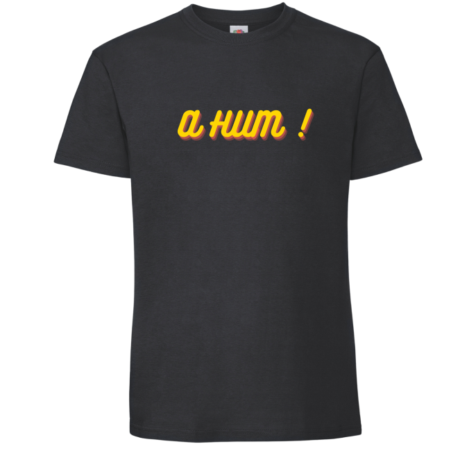 T-shirt noir gascon A hum