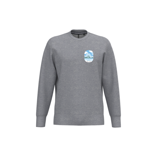 sweat 4s hiver gris oxford