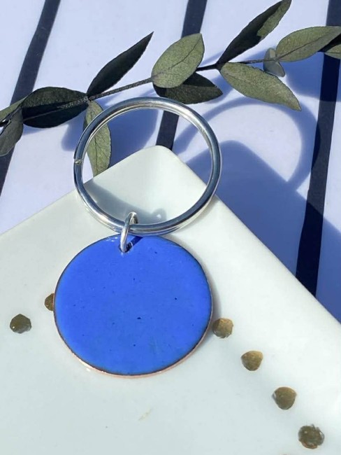porte clé papa bleu lapis