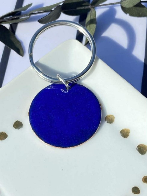 porte clé papa bleu nuit