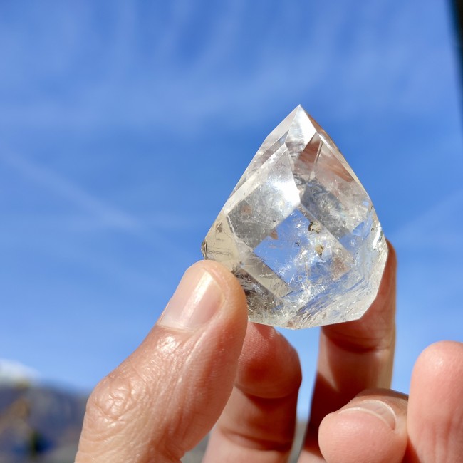 zome en cristal de roche