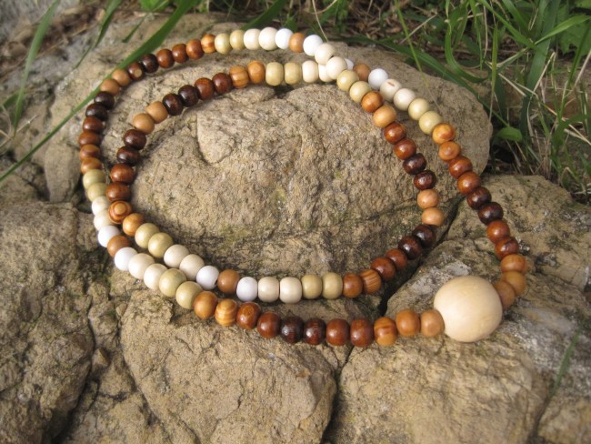 108 perles bois Mala