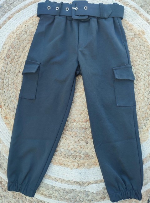 Pantalon cargo noir