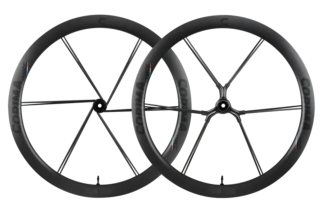 Paire de roues route carbone CORIMA 45 MCC