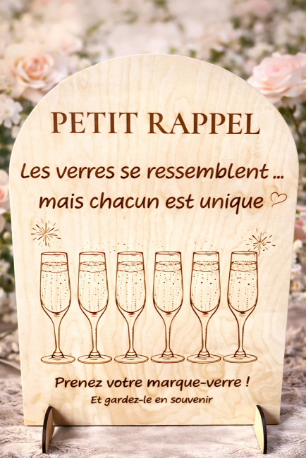 panneau mariage bois marque-verres décoration champêtre élégante panneau mariage bois marque-verres invités décoration champêtre