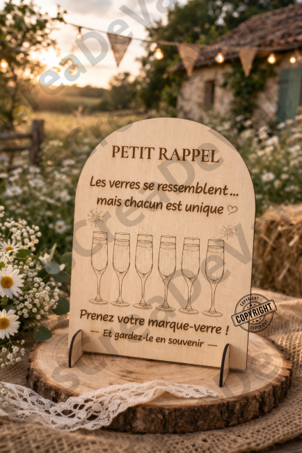 panneau mariage champêtre bois décoration extérieure invités