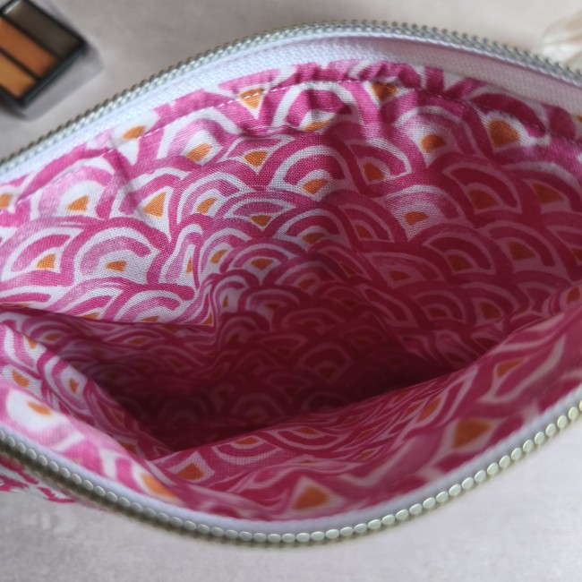 Trousse plate matelas. Bali Fuchsia (b)