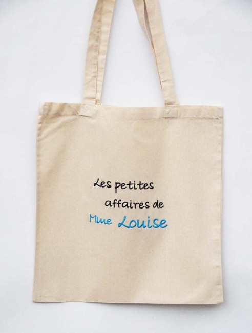 tote bag brodé broderie en nord