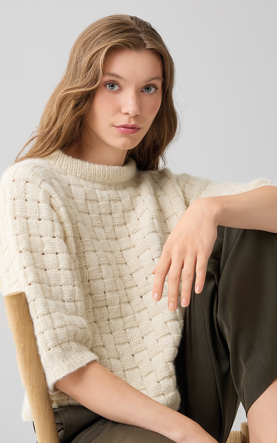 Rico Design Luxury Pima Cotton x Baby Alpaca - 002 Ecru 50 GR 140 M 