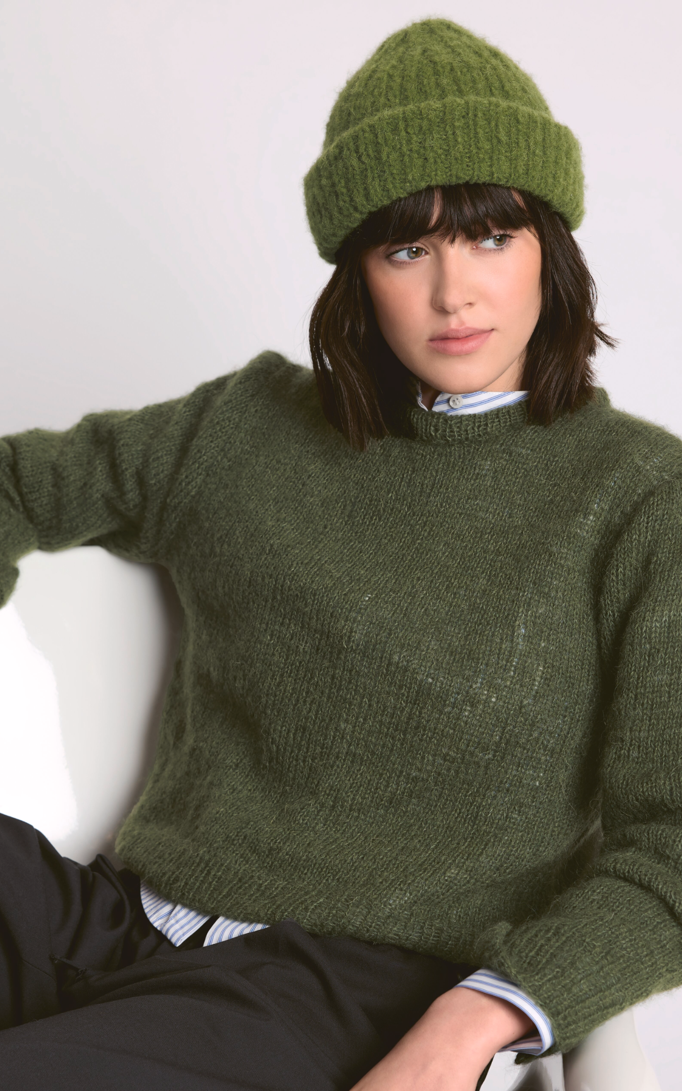 Luxury Alpaca Cotton Fusion 007 Olive - 50 GR 190 M Rico Design