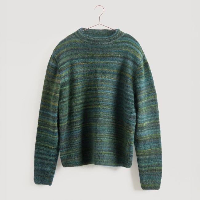 Fashion  Meri Mohair Print - 004 Deep sea 50G 275M