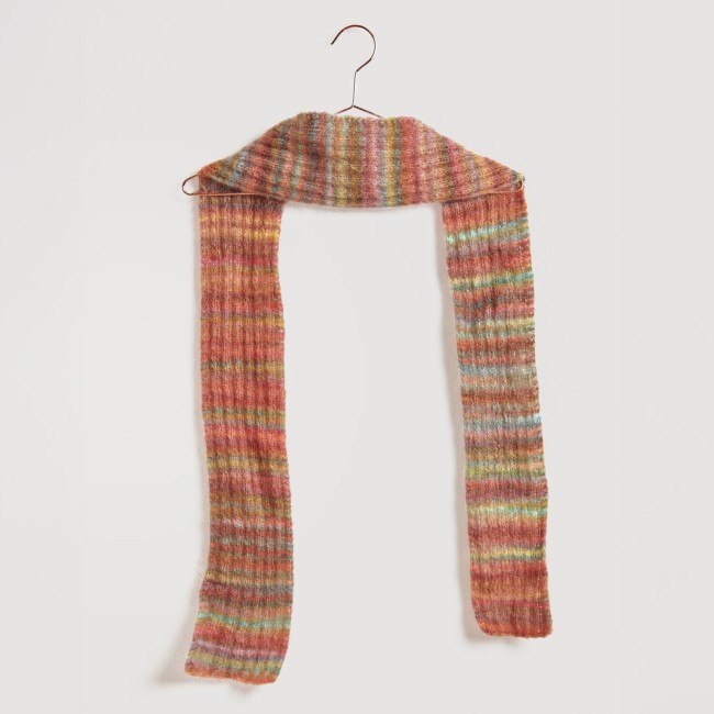 Fashion Meri Mohair Print - 002 Dark peaches 50G 275M