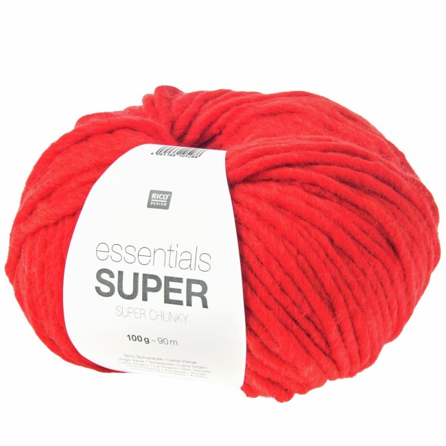 Rico Design Essentials Super Super chunky - 056 Fraise 100 GR 90 M