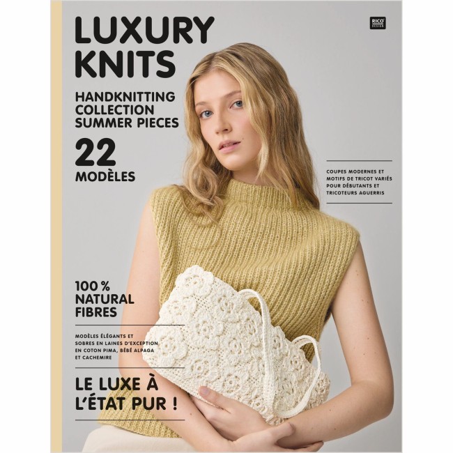 Luxury Pima Cotton x Cashmere - 005 Gris clair 50 GR 170 M Rico Design
