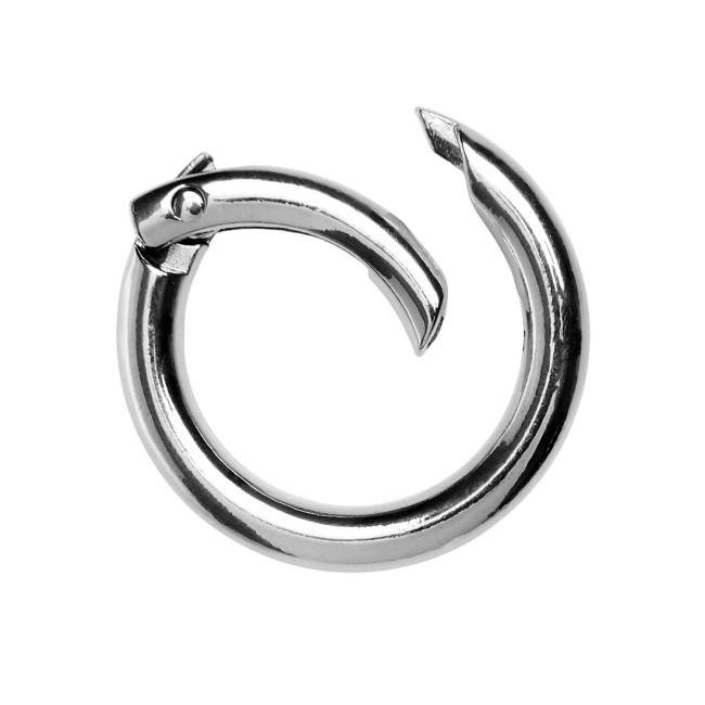 Anneau mousqueton en métal - ARGENT 35 MM Rico Design
