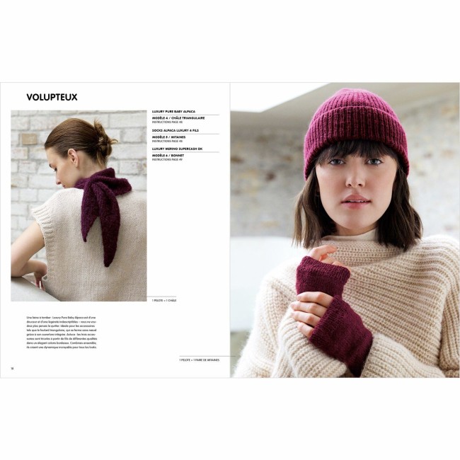 Luxury Knits Premium Natural Fibres ; 21 modèles tricotés pour femme