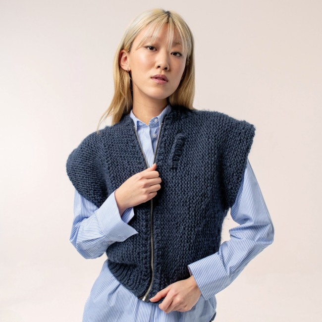 Essentials Super Super chunky - 033 Bleu nuit 100 GR 90 M