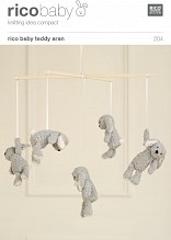 Baby Teddy aran - 024 Gris foncé 50 GR 135 M Rico Design