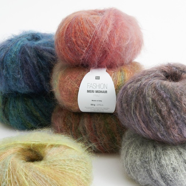 Fashion Meri Mohair Print - 006 Happy sunshine 50 GR 275 M Rico Design
