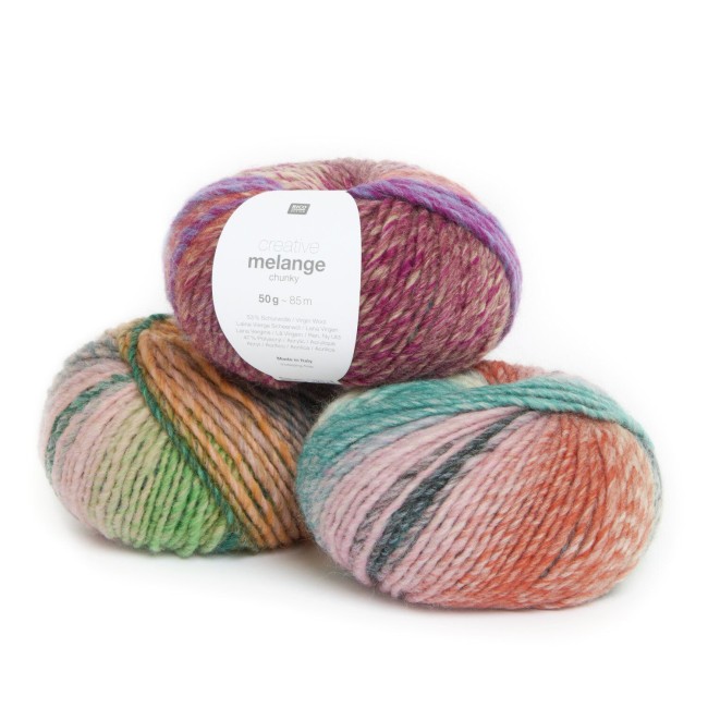 Creative Melange chunky - 085 Lush grass 50 GR 85 M Rico Design