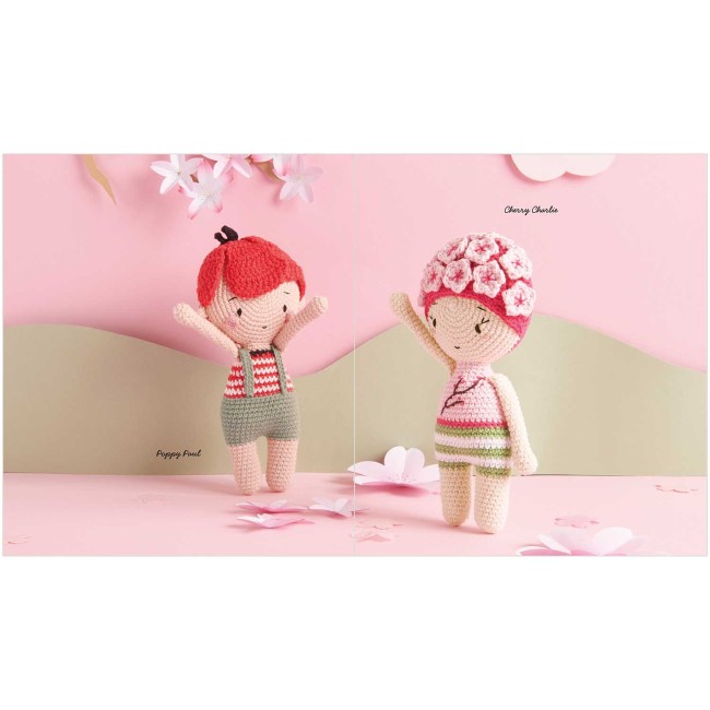 Livret Ricorumi Blooming Beauties - Crochetez 8 modèles de poupées pleines de détails