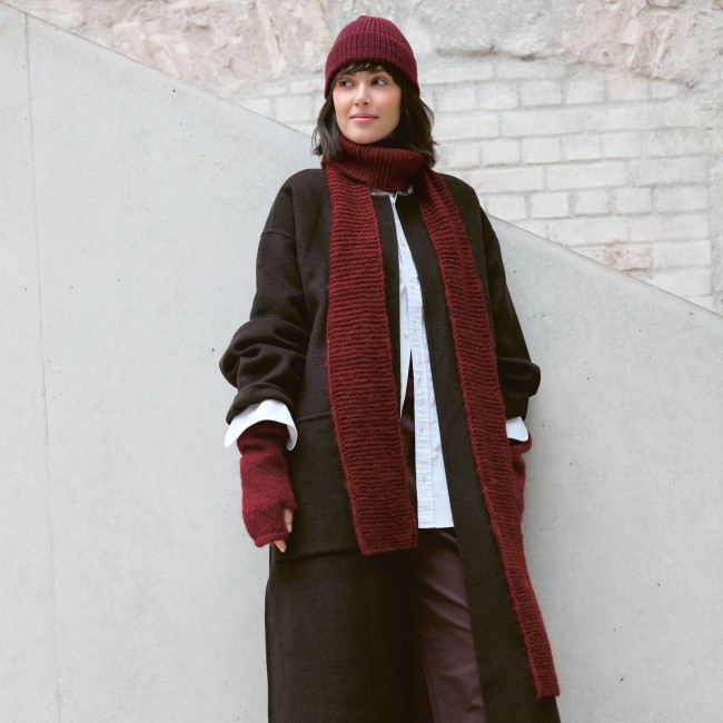 Luxury Merino Alpaca Dream aran - 004 Bordeaux 50 GR 125 M