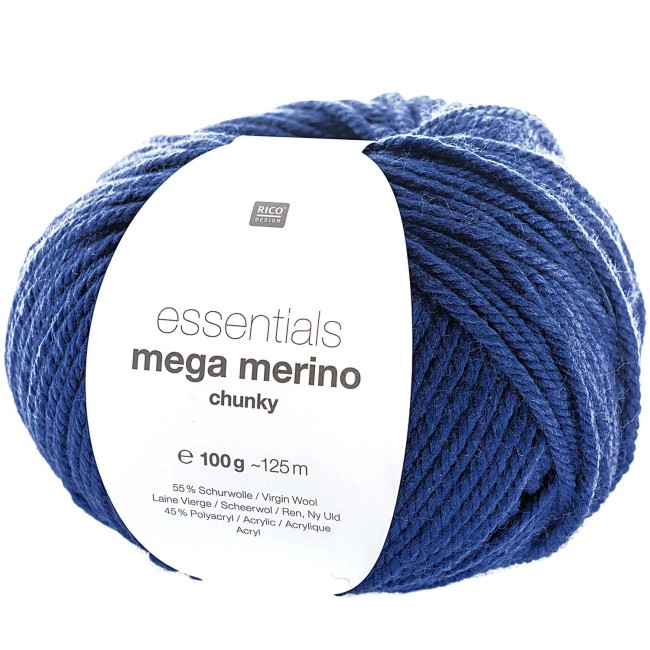 Essentials Mega Wool chunky - 09 Rouge 100 GR 115 M Rico Design