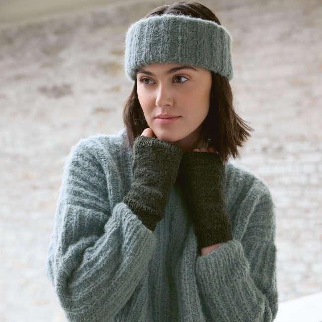 Luxury Pure Baby Alpaca - 008 Bleu fumé 50 GR 150 M