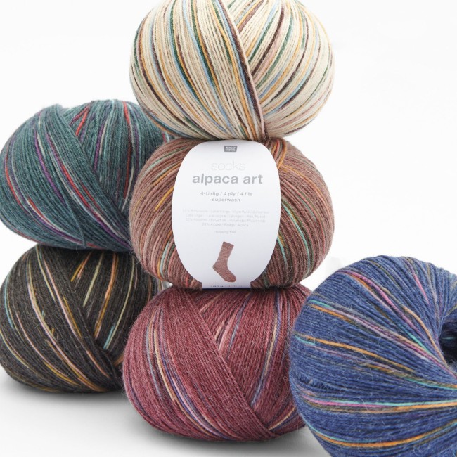 Socks Alpaca Art 4 fils assortiment