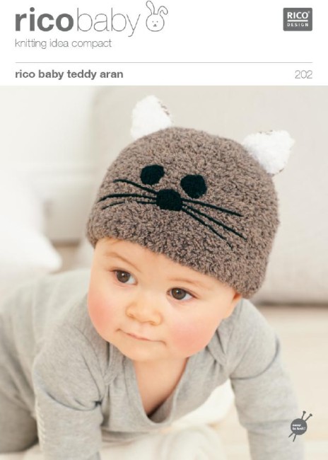 Baby Teddy aran - 024 Gris foncé 50 GR 135 M Rico Design