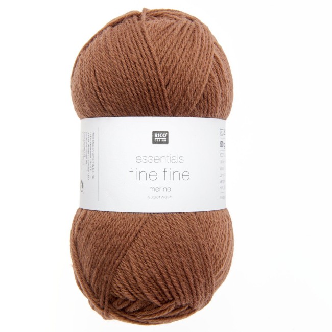 Rico Design Essentials Fine Fine Merino - 016 Praliné 50 GR 200 M 