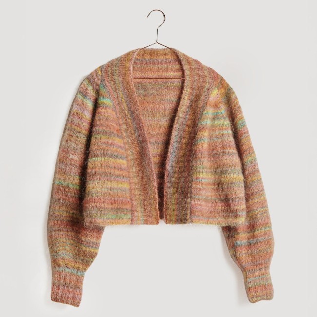 Fashion Meri Mohair Print - 002 Dark peaches 50G 275M