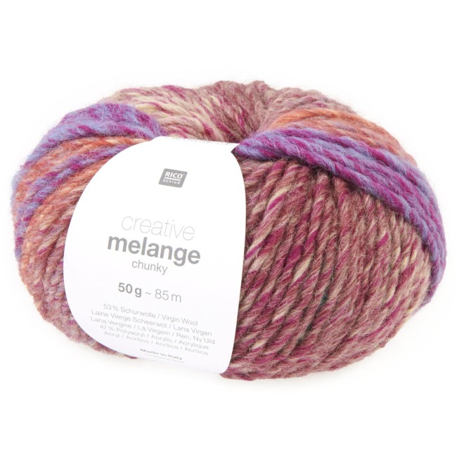 Creative Melange chunky - 083 Summer fruits 50 GR 85 M Rico Design