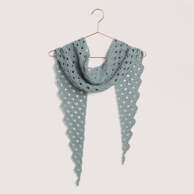 Luxury Pima Cotton x Cashmere - 004 Bleu pigeon 50 GR 170 M | Little Tricot