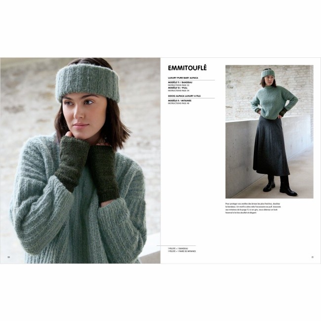 Luxury Knits Premium Natural Fibres ; 21 modèles tricotés pour femme