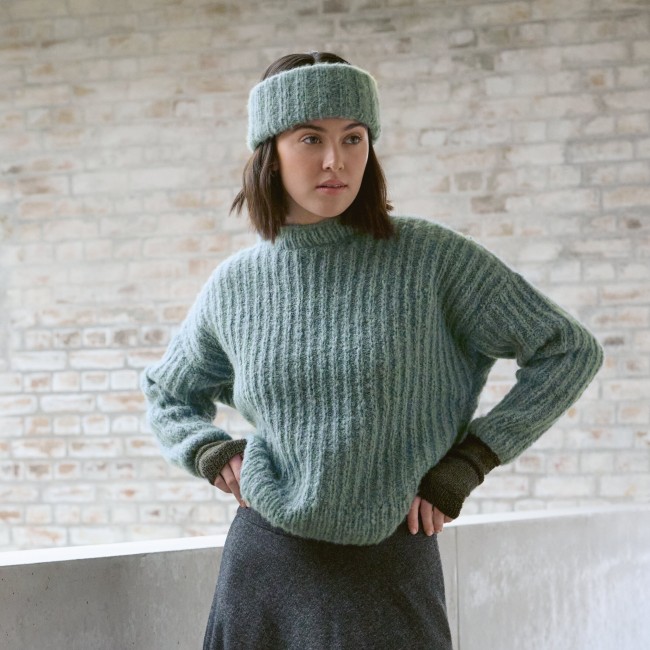 Luxury Pure Baby Alpaca - 008 Bleu fumé 50 GR 150 M