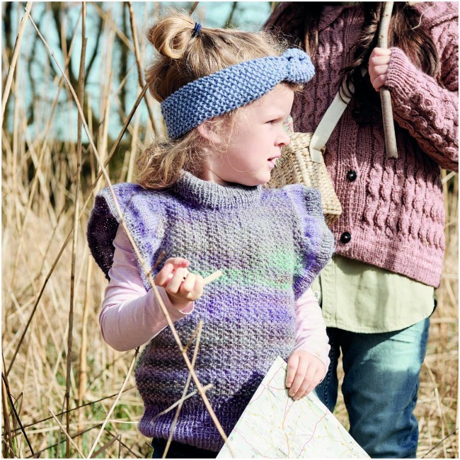 Creative Melange Garzato aran Wonderball - 001 Lilas clair turquoise 200 GR 700 M Rico Design