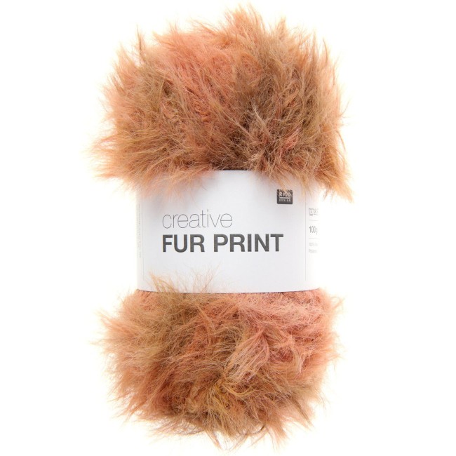Creative Fur Print - 001 Earthy browns 100 GR 130 M Rico Design Creative Fur Print - 001 Earthy browns 100 GR 130 M Rico Design