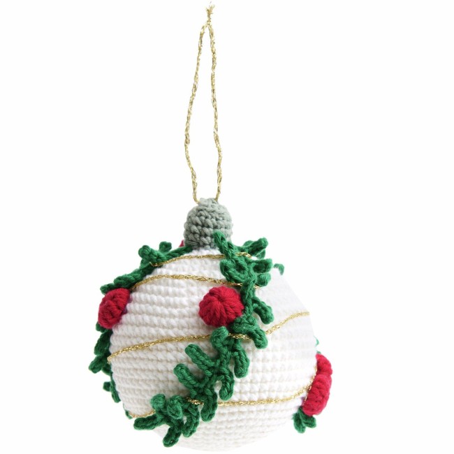 Kit de crochet Ricorumi Variante OR - Kit de 2 Boules de Noël
