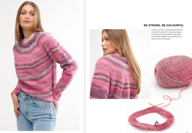 Creative Painted Power - 003 Berries 100 GR 310 M Rico Design