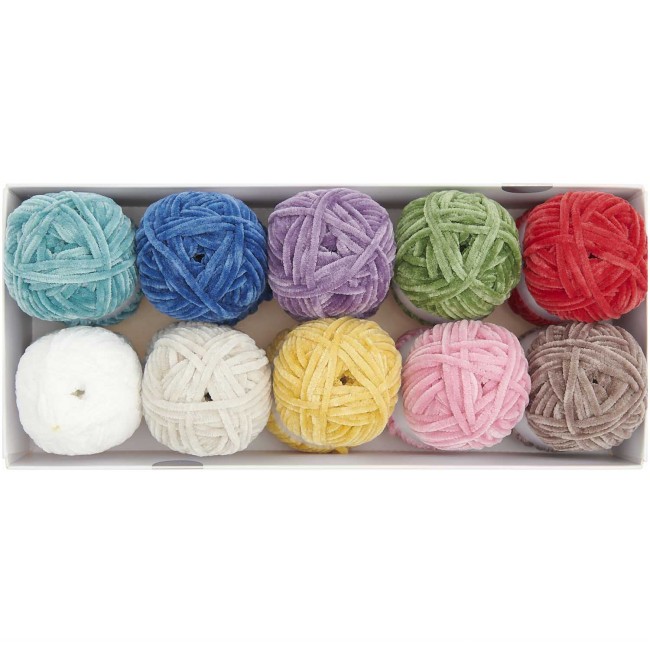 Rico Design Kit Ricorumi Nilli Nilli - 10 couleurs RAINBOW