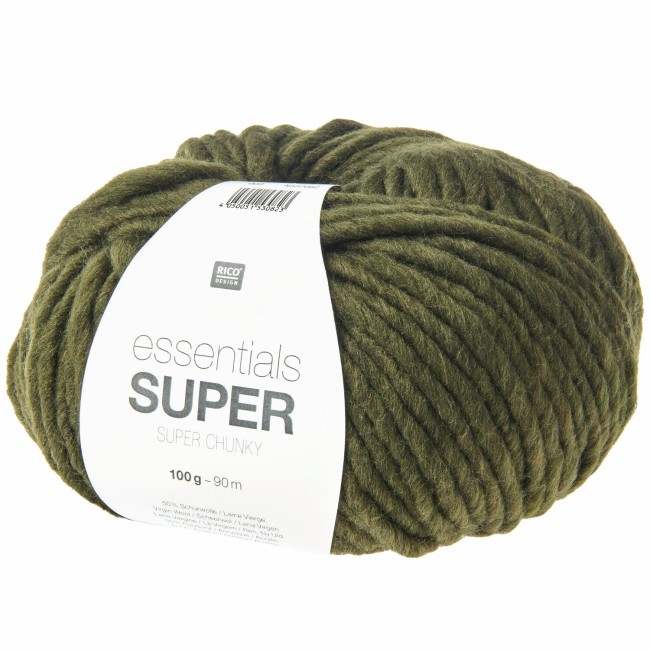 Rico Design Essentials Super Super chunky - 009 Olive 100 GR 90 M