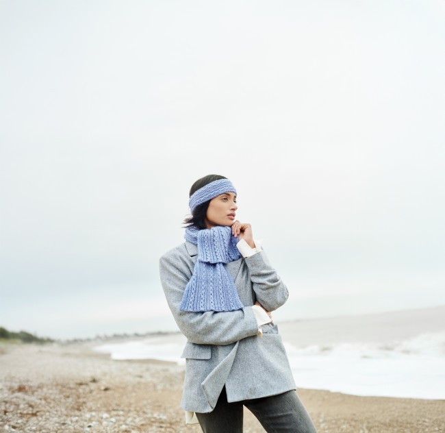 Luxury Merino Alpaca Dream aran - 005 Bleu pigeon 50 GR 125 M