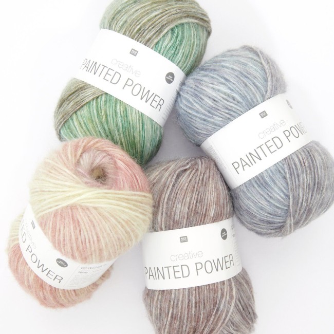 Creative Painted Power - 014 Bay blues 100 GR 310 M Rico Design