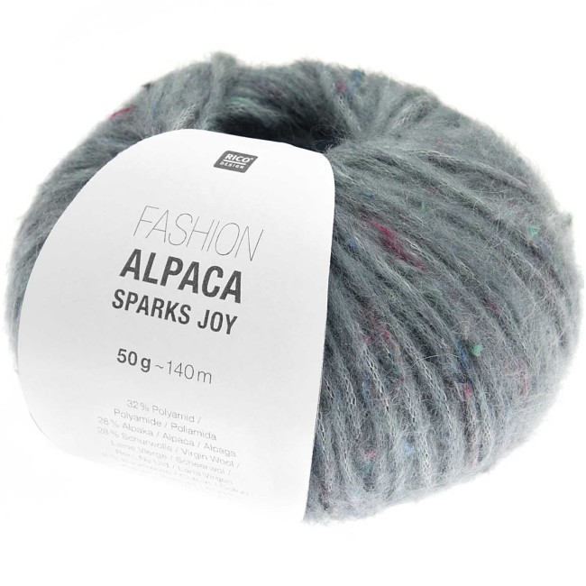 Fashion Alpaca Sparks Joy - 006 Bleu 50 GR 140 M Rico Design