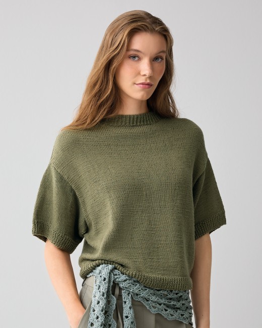 Luxury Pima Cotton x Cashmere - 003 Olive 50 GR 170 M Rico Design